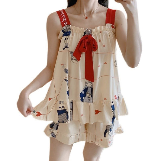 Women's Korean-style Camisole Casual Cartoon Homewear