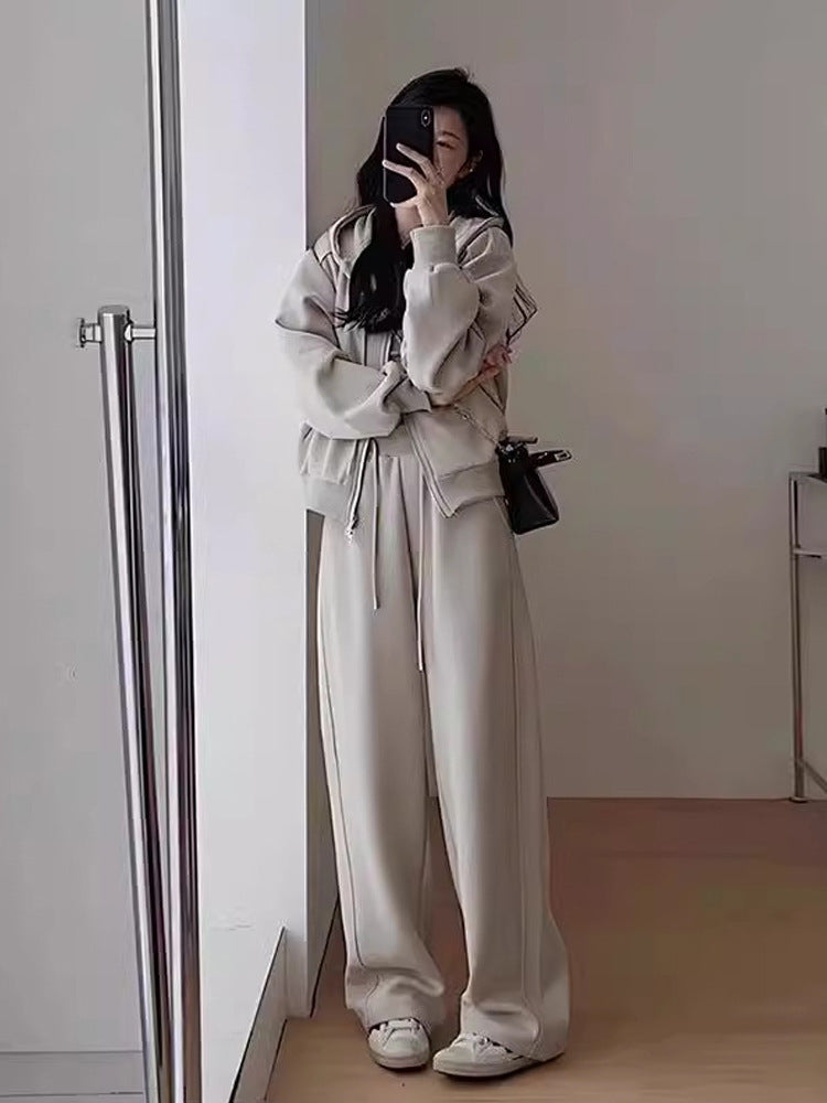 Idle Style Spring Leisure Sports Two-piece Set