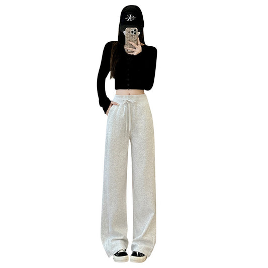 Women's Spring And Autumn Loose Narrow Wide-leg Pants