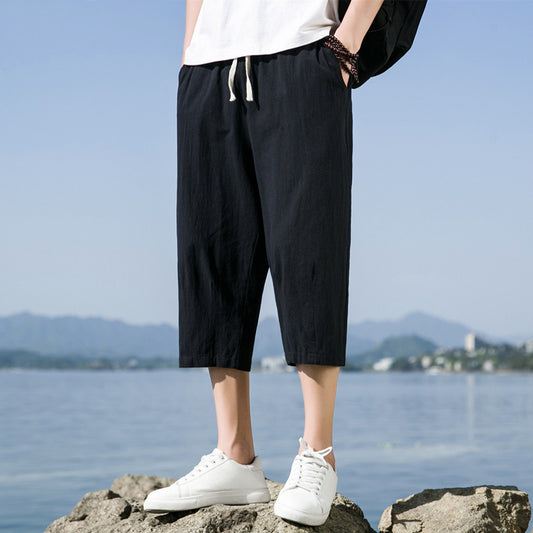 Men's Casual Pants Large Size Japanese Loose New Style
