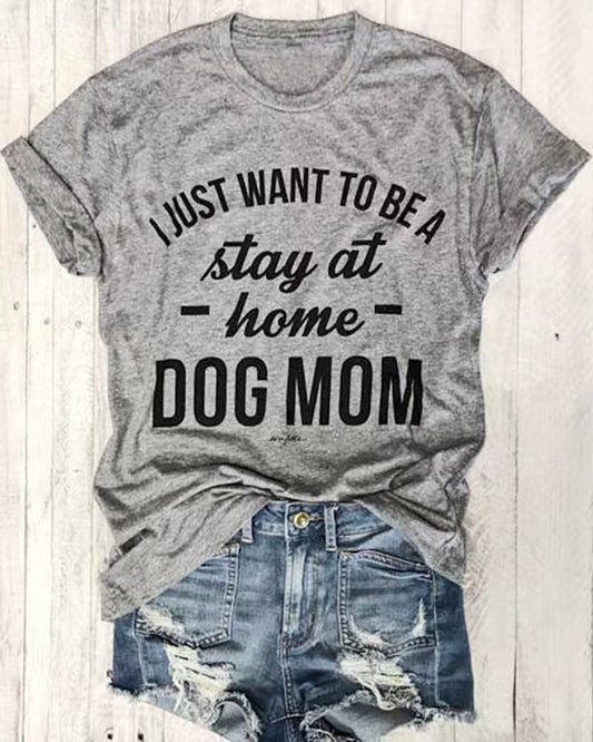 B001 Printed V-neck Short Sleeve