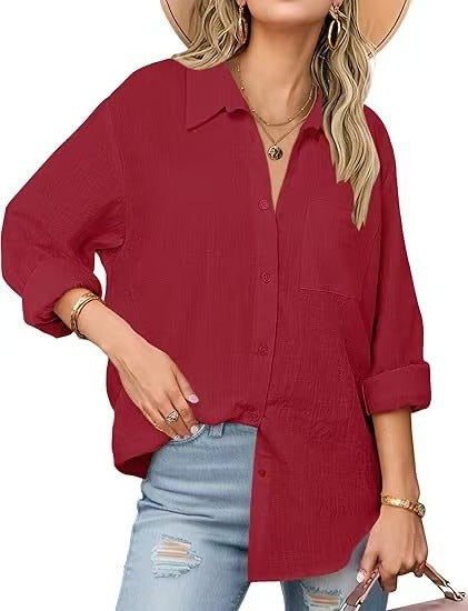 Casual Long-sleeved Shirt For Women
