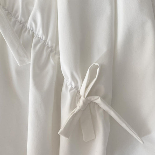 Women's Korean-style Sweet Elegance Loose Black A- Line Dress