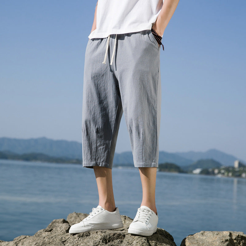 Men's Casual Pants Large Size Japanese Loose New Style