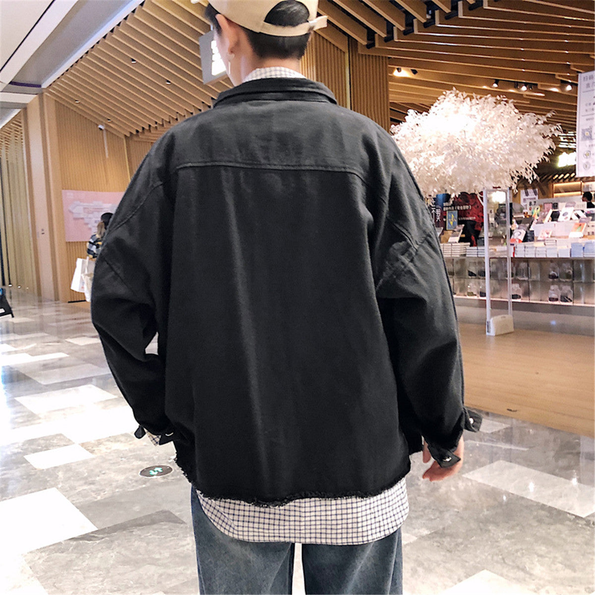 Spring New Korean Style Hong Kong Style Baggy Casual Jacket Shirt Coat