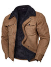 Men's Vintage Suede Casual Coat Lapel