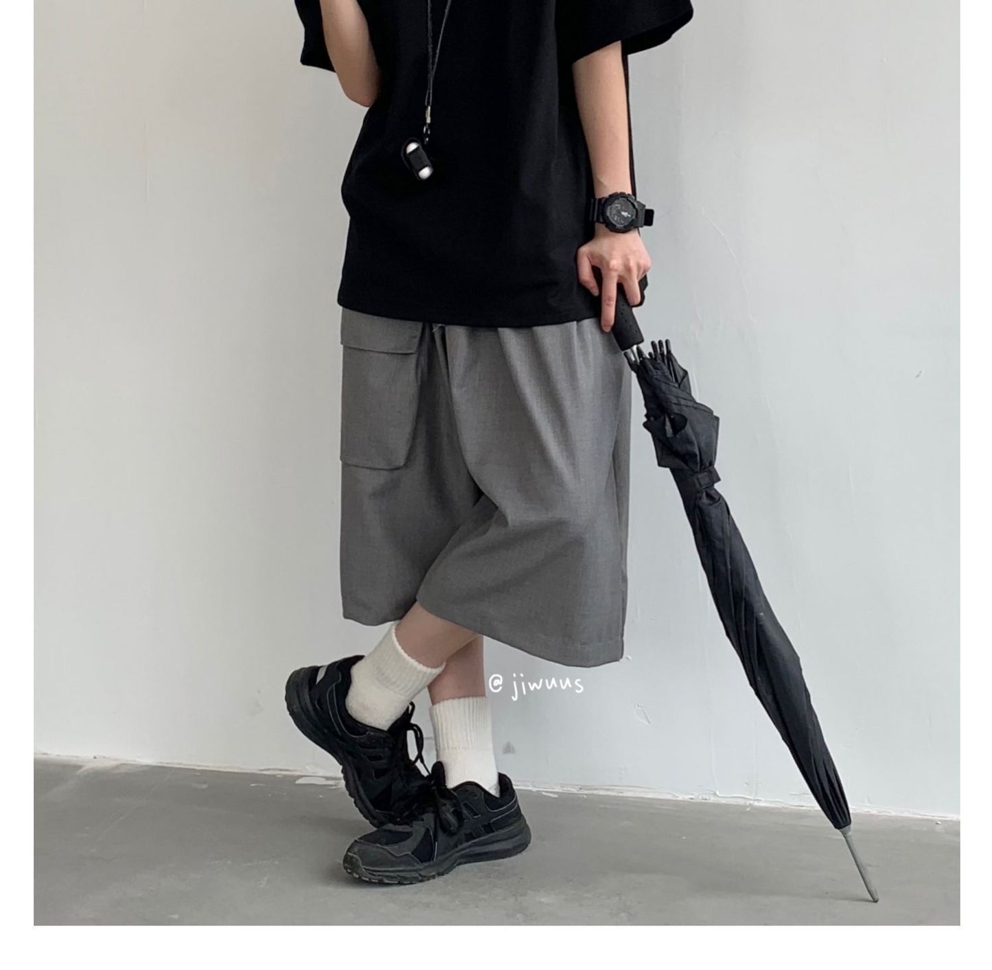 Japanese Retro Simple Casual Shorts Men