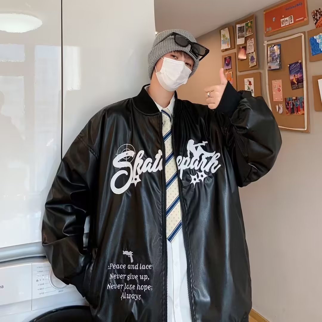 Korean Style Trendy Loose Jacket Baseball Uniform