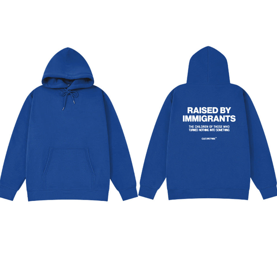 Spring And Autumn Casual Fashion Letters Simple Casual Sweatshirt Loose Hoodie Men And Women