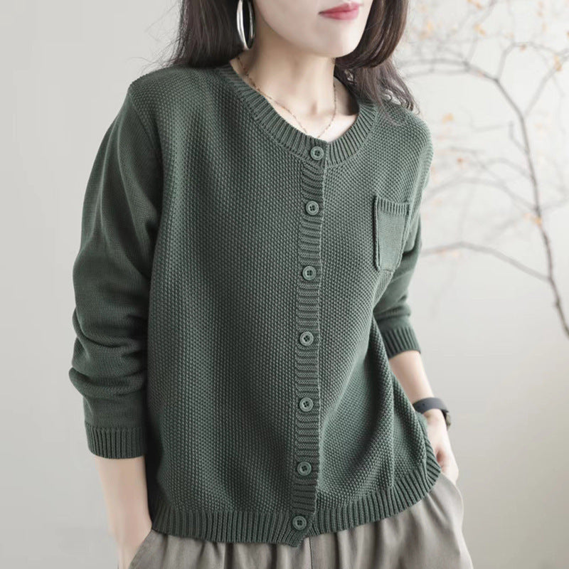 High-grade Korean Style Lazy Sweater Coat