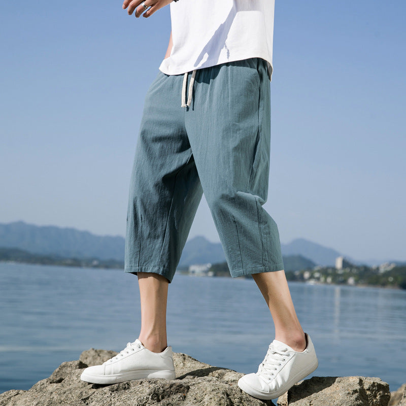 Men's Casual Pants Large Size Japanese Loose New Style