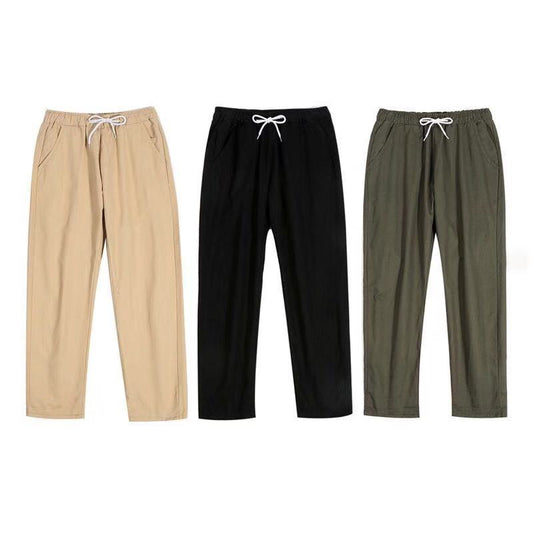 Men's Korean-style Casual Pure Color All-matching Overalls