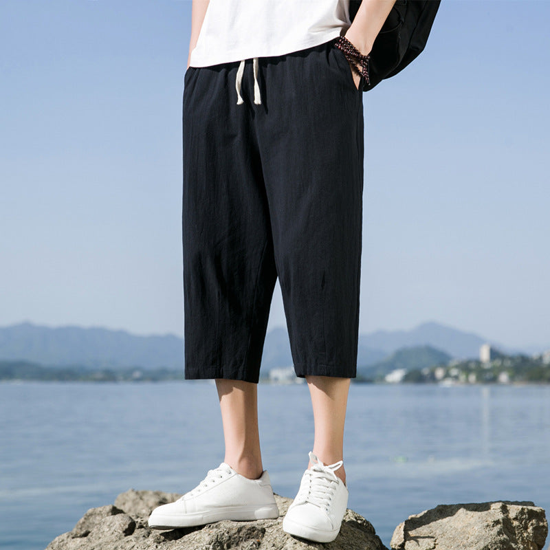 Men's Casual Pants Large Size Japanese Loose New Style