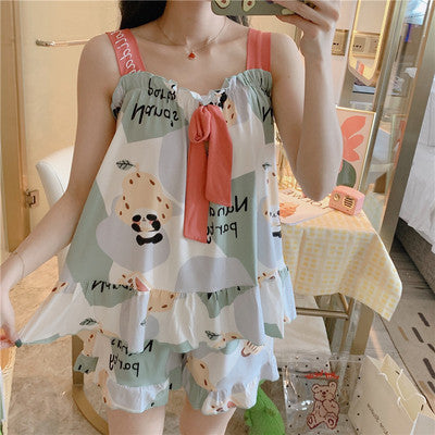 Women's Korean-style Camisole Casual Cartoon Homewear