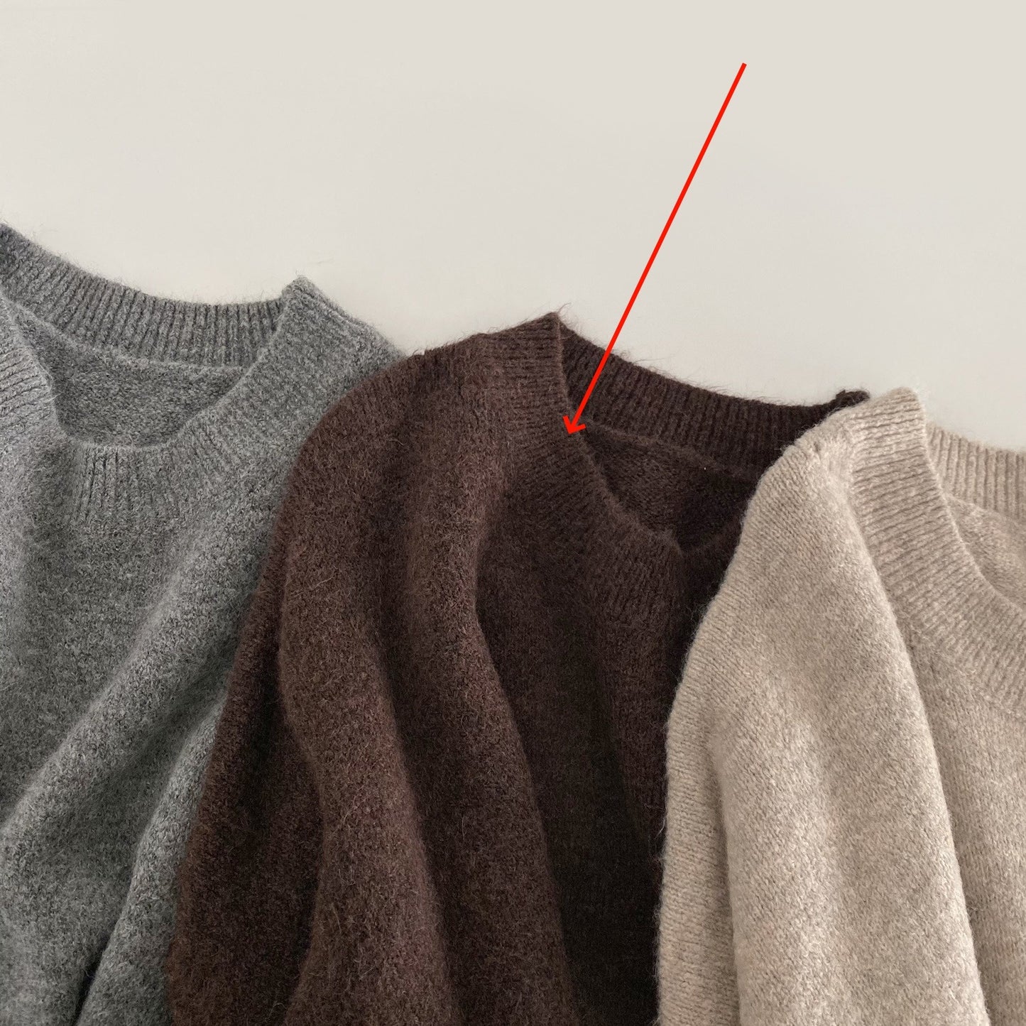 Idle Style Korean Style Mid-length Super Soft Slit Hemline At Hem Knitwear Women's Sweater