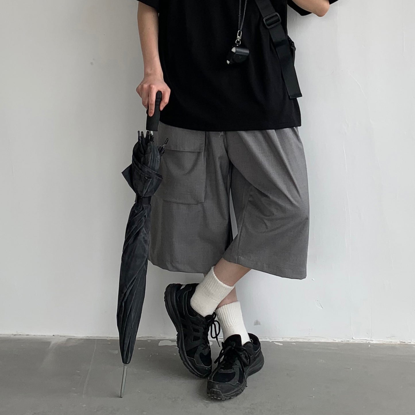 Japanese Retro Simple Casual Shorts Men