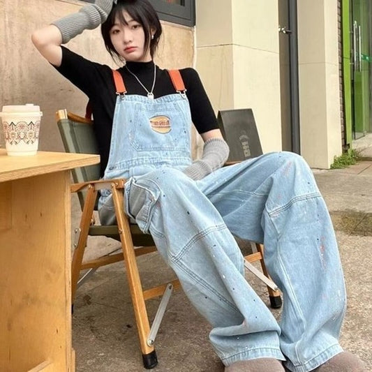 Milk Fashion Brand Straight One-piece Trousers