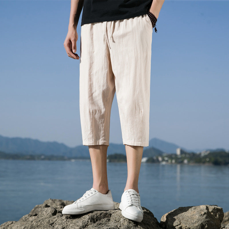 Men's Casual Pants Large Size Japanese Loose New Style