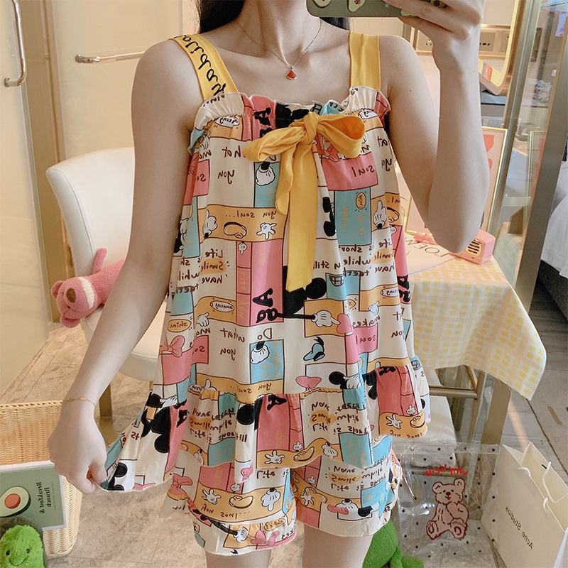 Women's Korean-style Camisole Casual Cartoon Homewear
