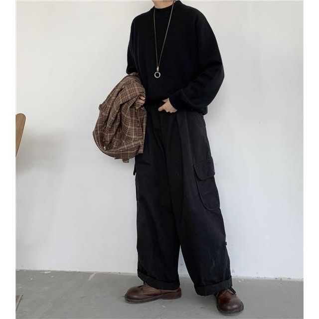 Loose Wide-leg Pants Ins Four Seasons Japanese Style