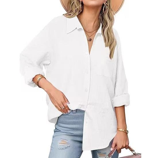 Casual Long-sleeved Shirt For Women