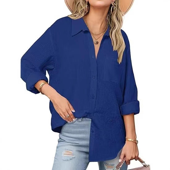 Casual Long-sleeved Shirt For Women