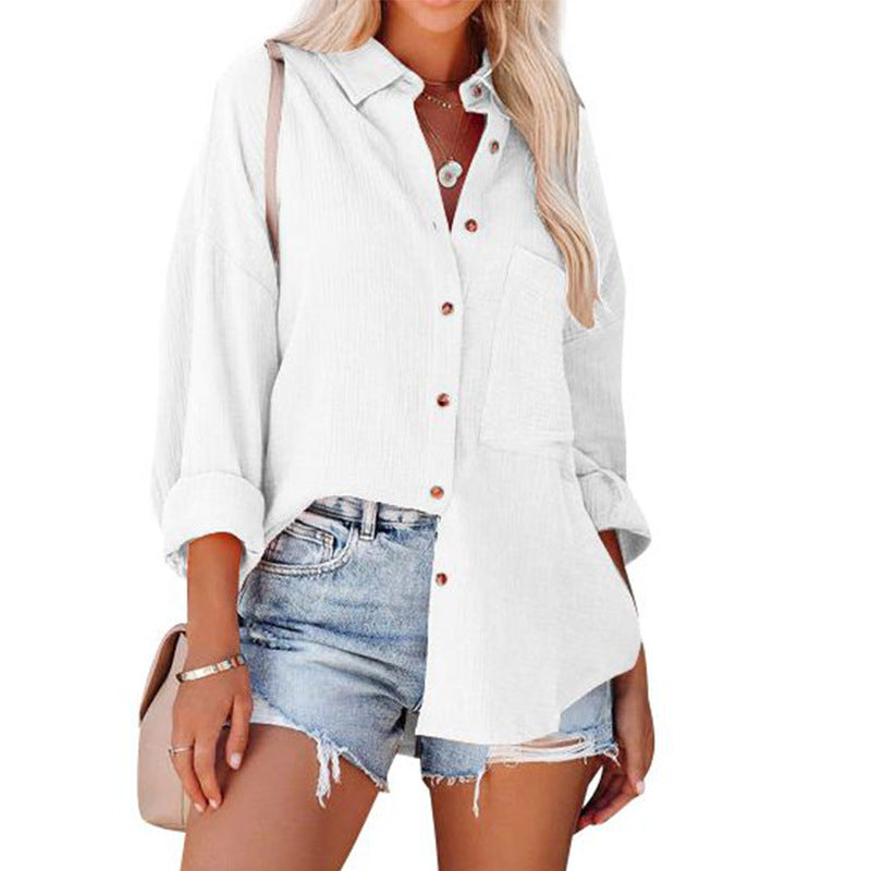 Casual Long-sleeved Shirt For Women