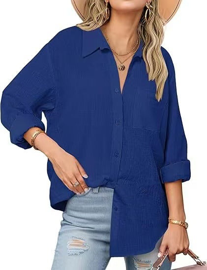 Casual Long-sleeved Shirt For Women