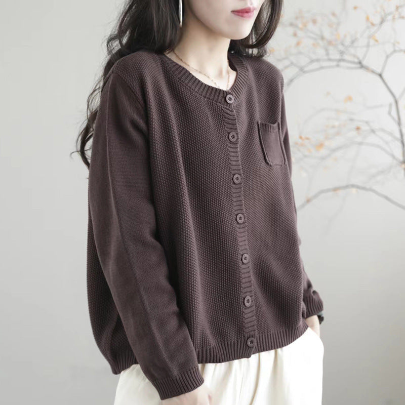 High-grade Korean Style Lazy Sweater Coat