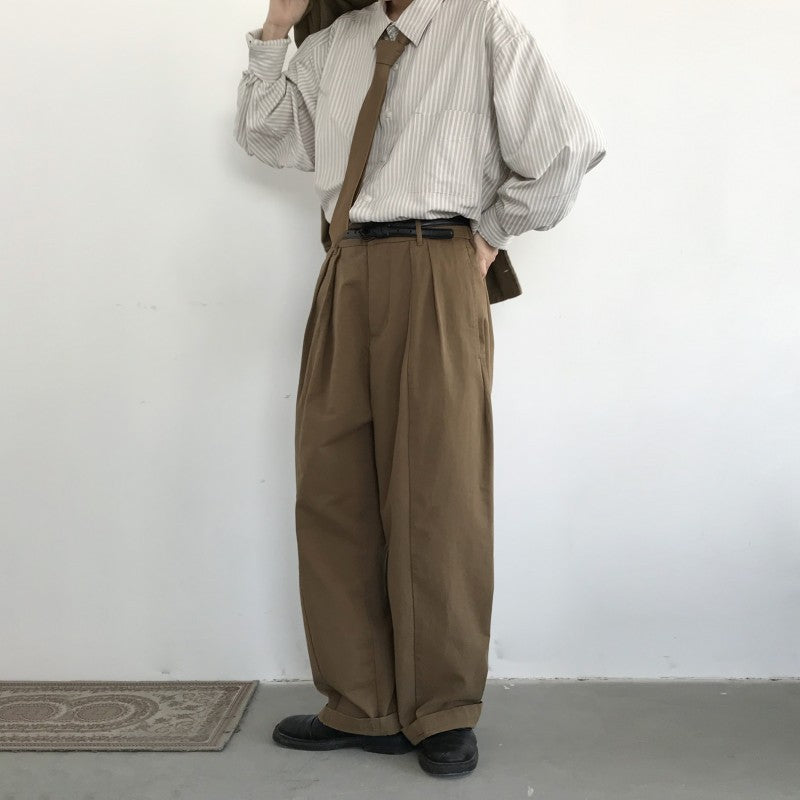 Japanese Classic Versatile Khaki Vintage Tie