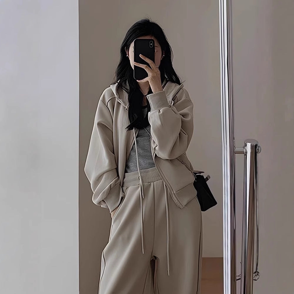 Idle Style Spring Leisure Sports Two-piece Set