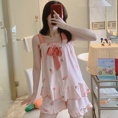 Women's Korean-style Camisole Casual Cartoon Homewear