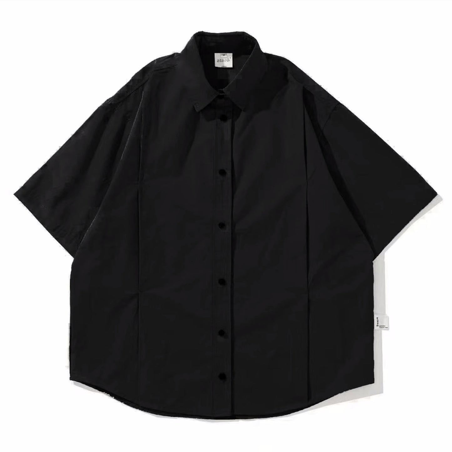 Summer Japanese Retro Workwear Short Sleeve Shirt