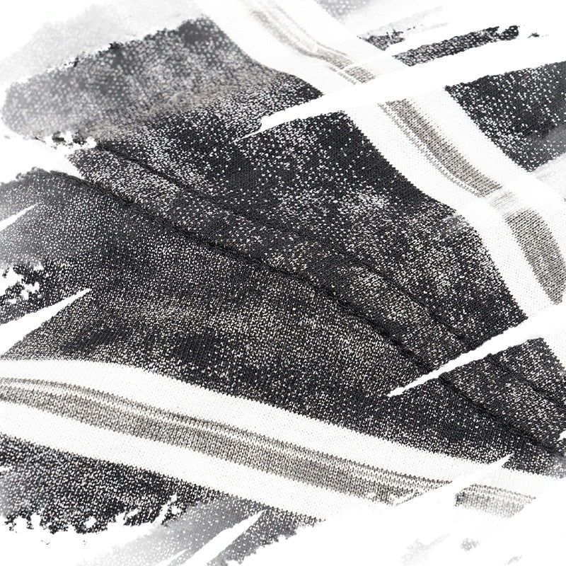 New Retro Style Striped T-shirt Loose