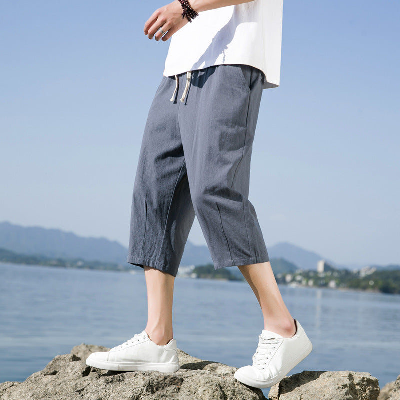 Men's Casual Pants Large Size Japanese Loose New Style