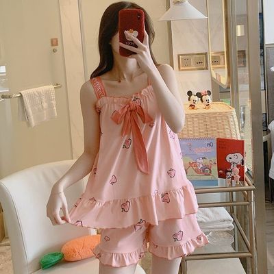 Women's Korean-style Camisole Casual Cartoon Homewear