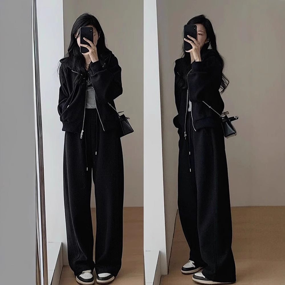 Idle Style Spring Leisure Sports Two-piece Set