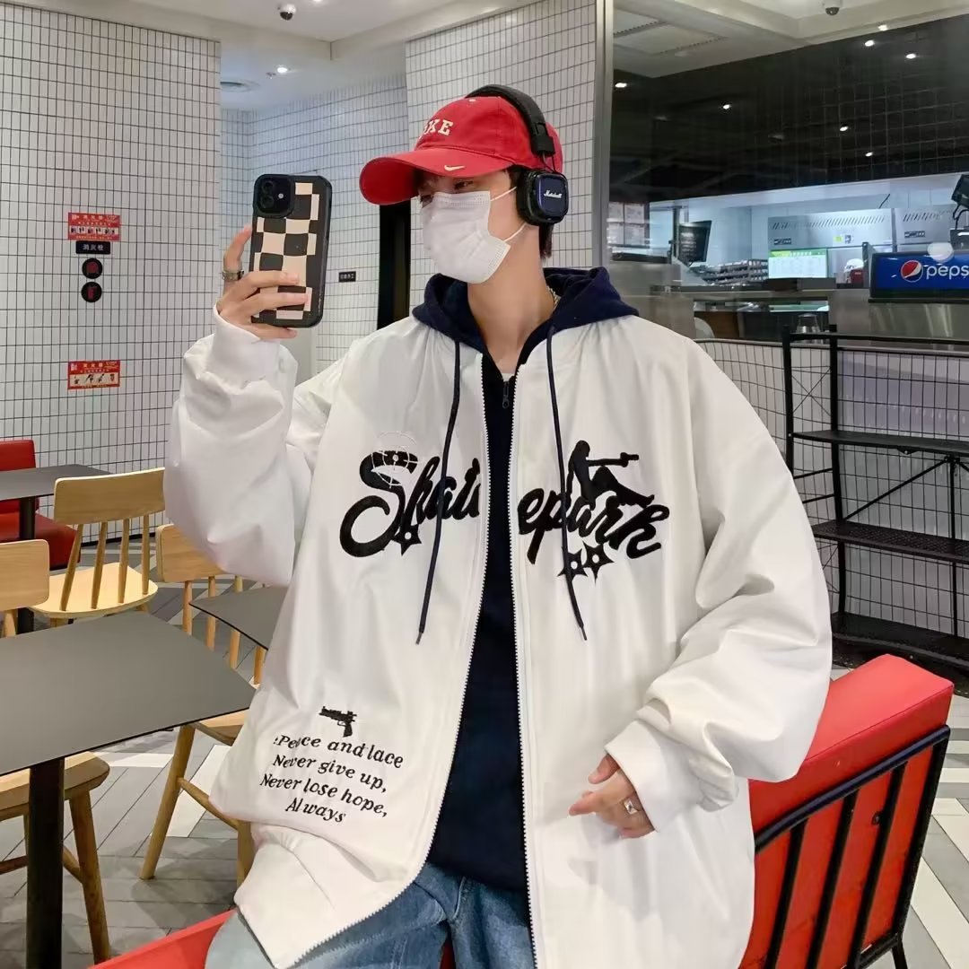Korean Style Trendy Loose Jacket Baseball Uniform