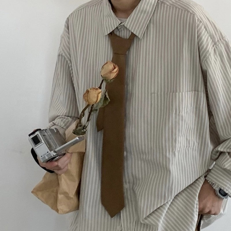 Japanese Classic Versatile Khaki Vintage Tie