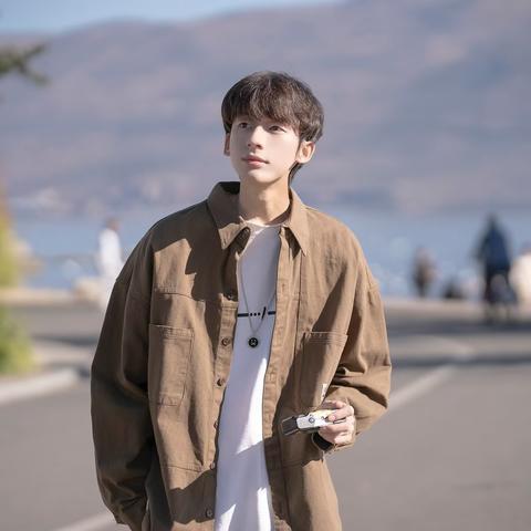 Japanese Work Clothes Shirt Jacket Male